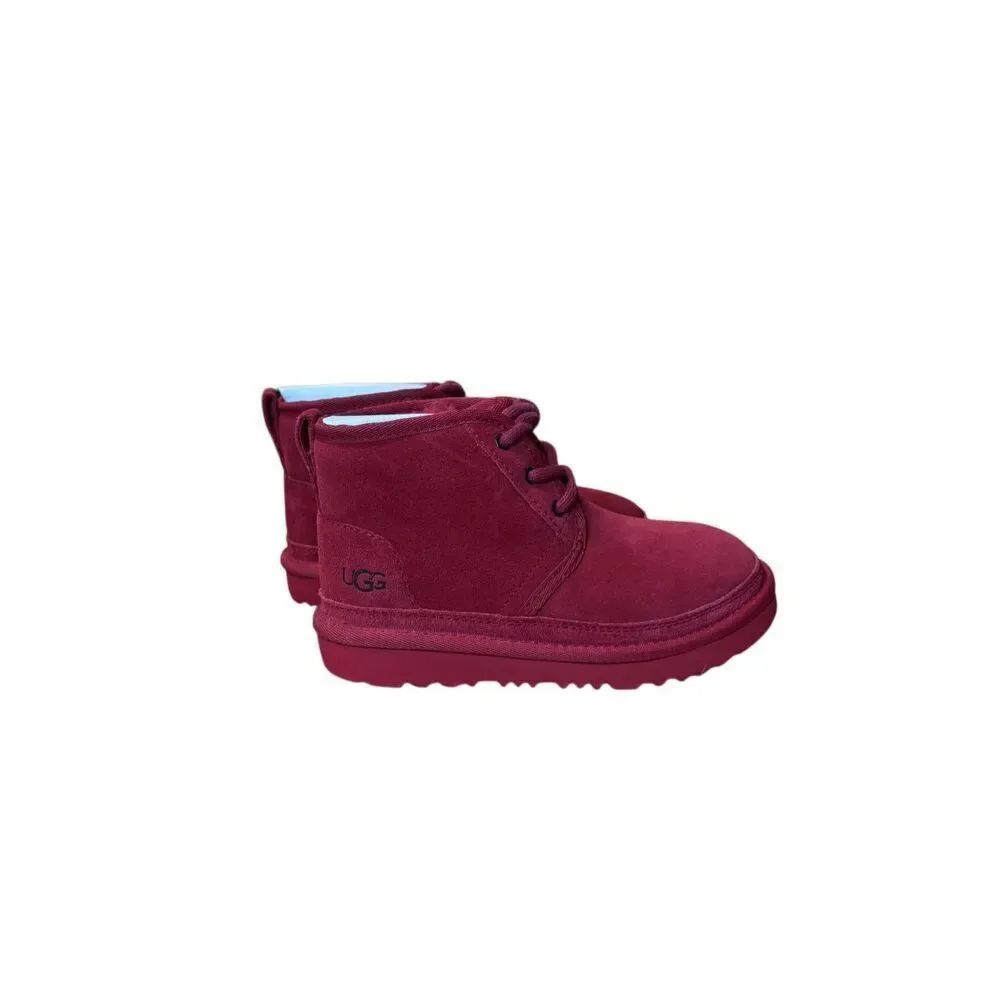UGG Neumel Boots Kids Size 13 Red Suede